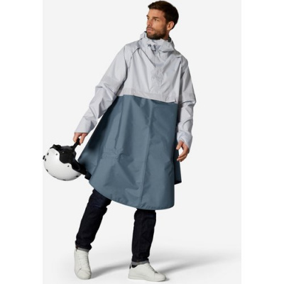BTWIN Night Visibility City Bike Rain Poncho 540