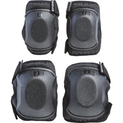 BTWIN One Size Cycling Elbow And Knee Protectors Set 3-6 Years
