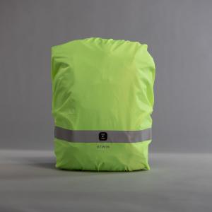 BTWIN Waterproof Day/Night Visibility Bag Cover 560 - Neon