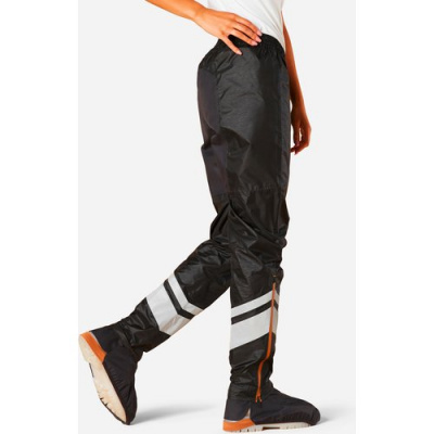 BTWIN Women's City Cycling Rain Overtrousers With Built-in Overshoes 540