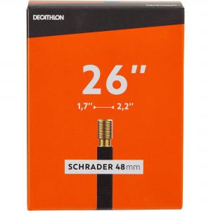 DECATHLON 26x1.7-2.2 Bike Inner Tube - Schrader