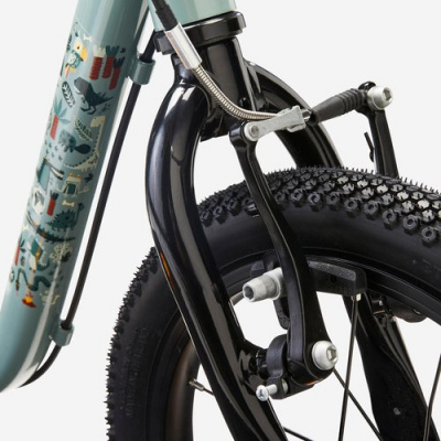 BTWIN Children's 14x1.50 Stiff Bead Bike Tyre / Etrto 38-254