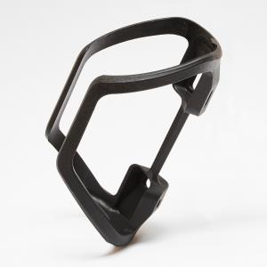 BTWIN Frame-mounted bottle cage with side opening for a 380ml bottle.