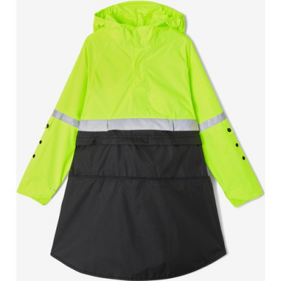 BTWIN Kids Rain Poncho Day Night Visibility