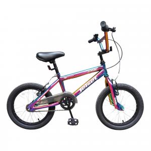 DALLINGRIDGE Dallingridge Jetset 16In Kids Freestyle BMX Bike - Anodised Neo Chrome Jet Fuel