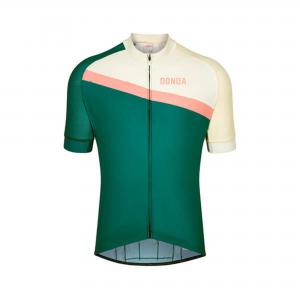 DONDA Jersey #10 - Short Sleeved Mens Cycling Jersey - Green/Cream