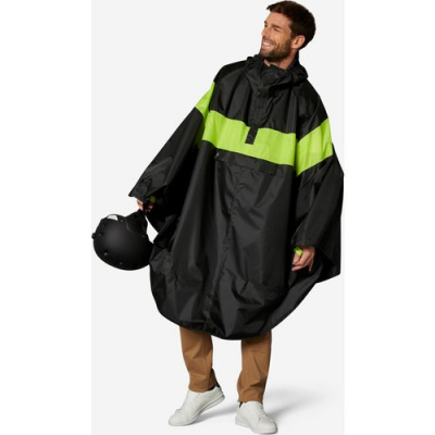 BTWIN Daytime Visibility City Bike Rain Poncho 120