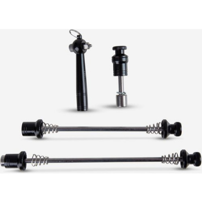 Decathlon Seat Post And Wheel Security Bike Clamps