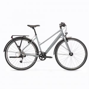 ELOPS City Bike Elops 500 Step-through - Grey