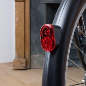 ELOPS Rear Dynamo LED Bike Light Steady - Black