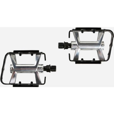 ROCKRIDER Flat Aluminium Mountain Bike Pedals 500