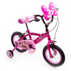 HUFFY Huffy Disney Minnie Mouse Kids Bike 12 Inch Pink 3-5 Year Old + Stabilisers