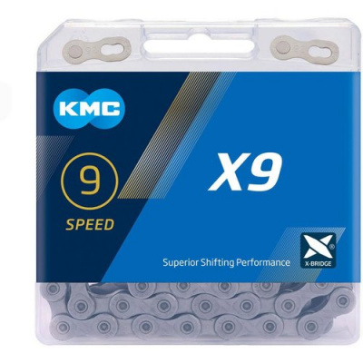 No Brand Kmc 9 Speed Bike Chain X9 114 Links