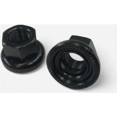 Pair Of Nuts M10 P1.0 For Elops Speed 500 City Bike Rear Wheel