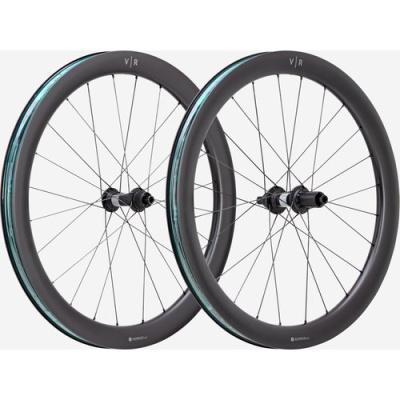 Pair Of Van Rysel Vr 50 Shimano Hg Carbon SRAM Wheels For Road And Gravel