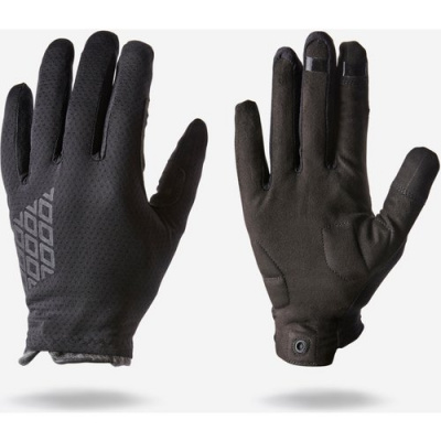 ROCKRIDER 100 Breathable Mountain Bike Gloves-black