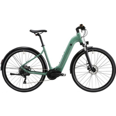 ROCKRIDER Electric Hybrid Bike With Central Motor And Low Frame