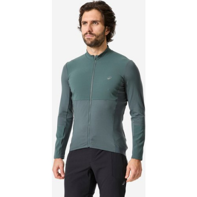 ROCKRIDER Men's Mountain Bike Cycling Warm Jacket 500 Dark Green