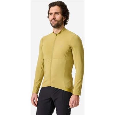 ROCKRIDER Men's Warm Mountain Bike Cycling Jacket 500 Golden Green