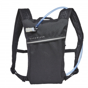 ROCKRIDER Mountain Bike Hydration Backpack Explore 2L/1L Water - Black
