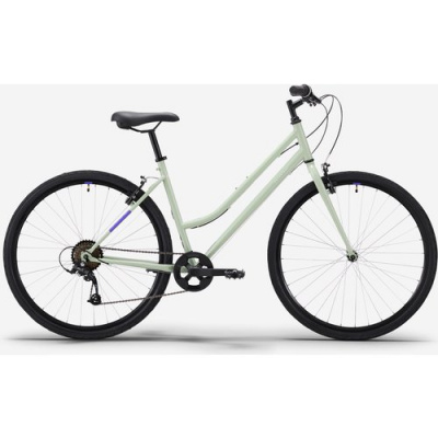 ROCKRIDER Second Life - Low Frame Hybrid Bike - Expl 50 Green