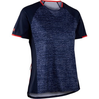 ROCKRIDER Women's Short-sleeved Mountain Bike Jersey ST100