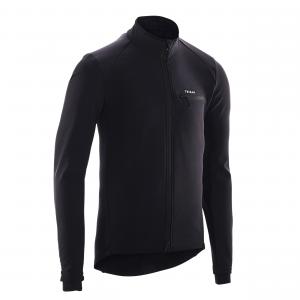TRIBAN Men's Long-Sleeved Road Cycling Winter Jacket RC100 - Black