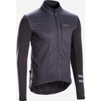 Triban Men's Mid-season Long-sleeved Road Cycling Jersey Rc500