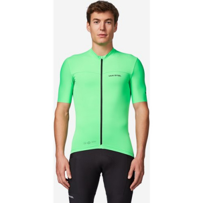 VAN RYSEL Men's Fitted Road Cycling Short-sleeved Jersey