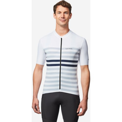 VAN RYSEL Men's Fitted Short-sleeved Summer Road Bike Jersey