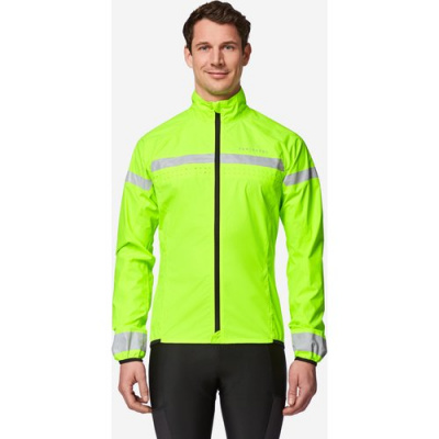 VAN RYSEL Men's Long-sleeved Showerproof Road Cycling Jacket Rc 120 Visible En17353