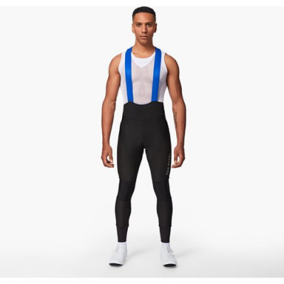 VAN RYSEL Men's Water-repellent Winter Road Cycling Bib Tights