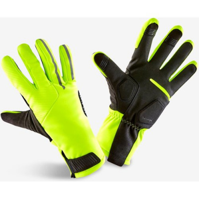 VAN RYSEL Edr Winter Winter Cycling Gloves Fluorescent Yellow