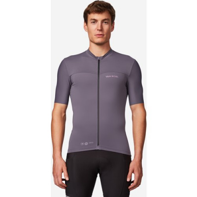 VAN RYSEL Second Life - Men's Fitted Short-sleeved Road Cycling Jersey - Edr 2 Purple