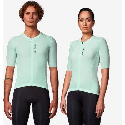 VAN RYSEL Unisex Fitted Short-sleeved Cycling Jersey Rcr-r 2-green