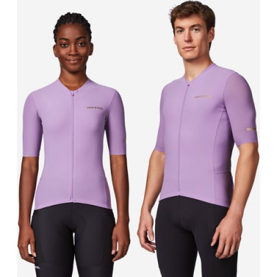 VAN RYSEL Unisex Short-sleeved Road Cycling Jersey For Long Distance