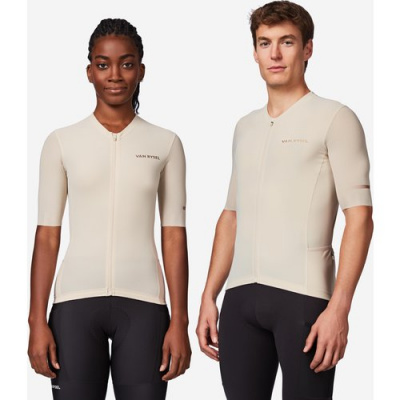 VAN RYSEL Unisex Short-sleeved Road Cycling Jersey For Long Distance