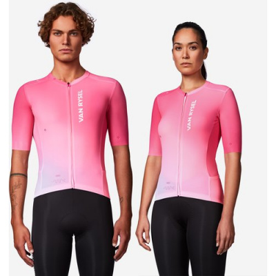 VAN RYSEL Unisex Very Fitted Short-sleeved Road Cycling Jersey