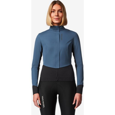 VAN RYSEL Women's Road Cycling Winter Jacket Rcr-blue