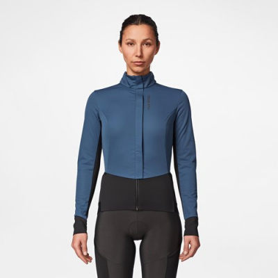 VAN RYSEL Women's Road Cycling Winter Jacket Rcr-blue