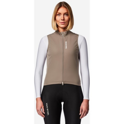 VAN RYSEL Women's Windproof Road Bike Jacket Rcr Coriander Brown