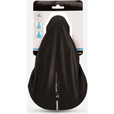 Decathlon Waterresist Bike Saddle Cover M/l Black