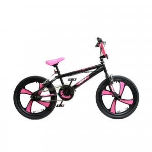 XN XN-6 BMX Bike Girls Freestyle BMX - 20in MAG Wheel Gyro Black/Pink