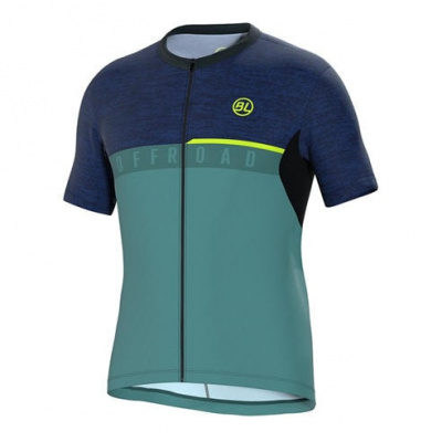 Bicycle Line Men's AGORDO Full-Length Zip Loose Fit Short Sleeve Cycling Jersey