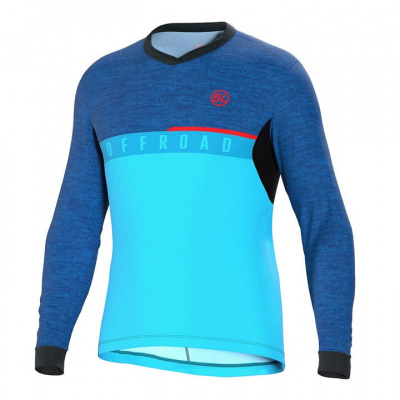 Bicycle Line Mens AGORDO Loose Fit Long Sleeve Cycling Jersey