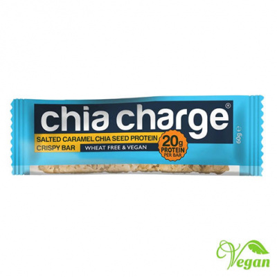 Chia Charge Crispy Vegan Protein Bars (10 x 60g Ba
