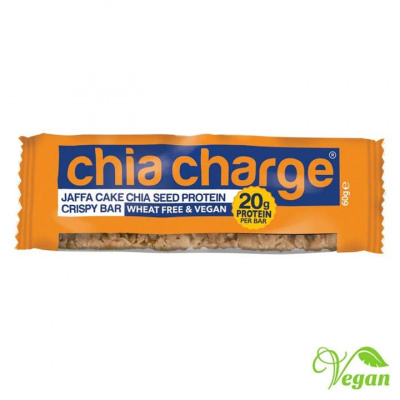 Chia Charge Crispy Vegan Protein Bars (10 x 60g Ba