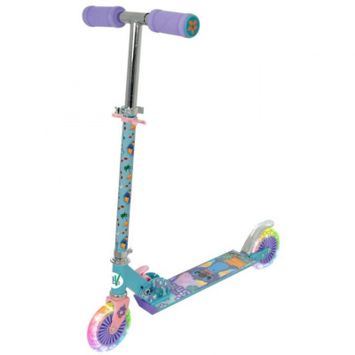 Disney Stitch Stitch Folding Inline Scooter with Light Up Wheels