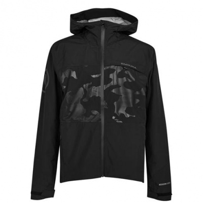 Endura Men's SingleTrack Jacket II Waterproof 3 Layer Long Sleeve Performance Cycling Jacket