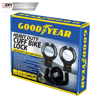 Goodyear Heavy Duty Twin Hardened Steel Weather Resistant Cuff Lock
